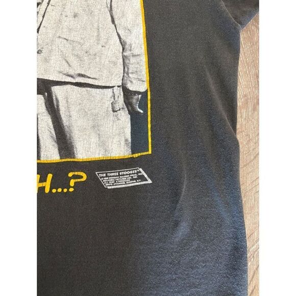 Vintage Changes 90s The three stooges wise guy t-shirt‎ - Picture 4 of 6